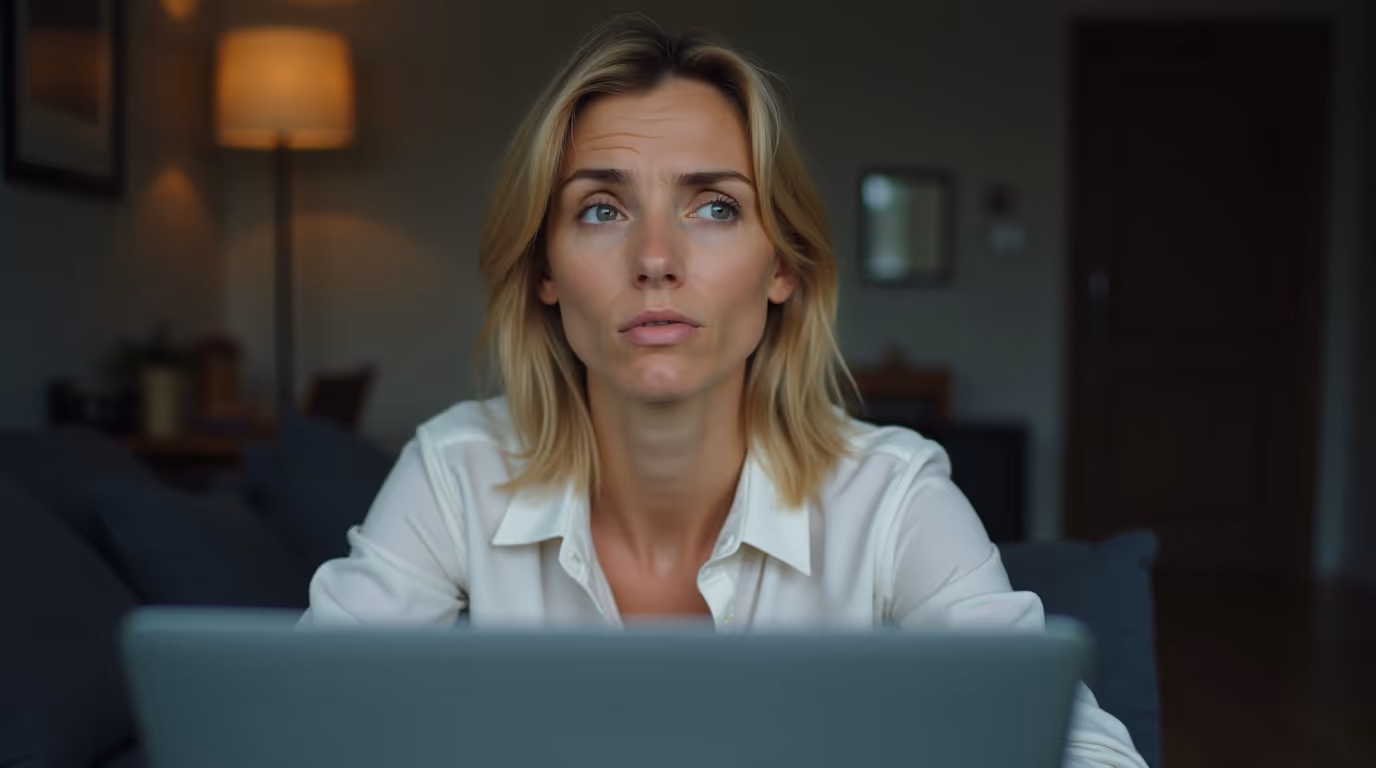 Solo-ondernemer gebruikt dibbi op laptop